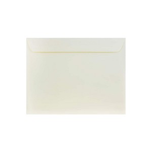 JAM Paper 10 x 13 Booklet Strathmore Envelopes Natural White Wove Bulk 500/Box (900797158D) - 1 of 2