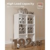 COMHOMA 4/6/8 Wood Cube Storage Shelf, White Wood Bookshelf with Removable Back Panels, Open Back Design for Vertical or Horizontal Placement - 3 of 4