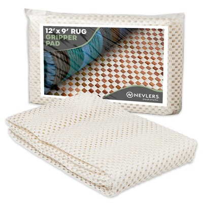 Nevlers White Non Slip Rug Pad for Hard Surface Flooring