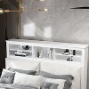FUFU&GAGA Headboard With Storage Shelves & Remote Adjustable Light - 4 of 4