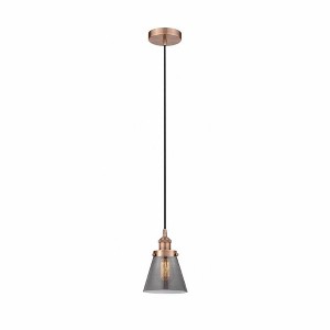 Cone - 1 Light Mini Pendant In Industrial Style-9.5 Inches Tall and 6.25 Inches Wide - 1 of 1
