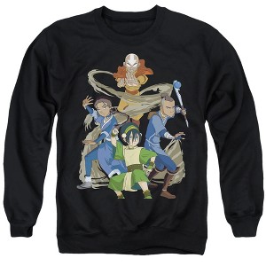 Avatar The Last Airbender Team Avatar Elements Adult Crewneck Sweatshirt - 1 of 4