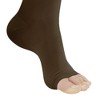 Ames Walker AW Style 266 Adult Signature Sheers 20-30 mmHg Compression Open Toe Thigh Highs w/Dot Band - 4 of 4
