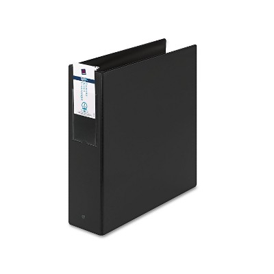 Avery Economy Non-View Binder with Round Rings 11 x 8 1/2 3" Capacity Black 04601