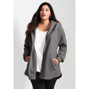 Avenue Weekender Hooded Fleece Jacket - 1 of 4