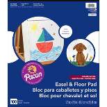 Pacon Easel Pad, 17 x 20 Inches, Unruled, 100 Sheets, pk of 2