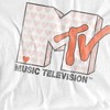 MTV Riot Heart Kids T Shirt for Youth Boys and Girls, White - 3 of 4