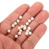 Unique Bargains Plastic Bulk Elegant DIY Crafts Jewelry Making Pearl Pendant 100 Pcs - 3 of 4