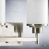 Urban Ambiance Luxury Contemporary Bathroom Vanity Light,  9.5"H x 13"W,  Brushed Nickel Finish, UHP2010 - 4 of 4