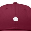 Dalix Lil Flower Embroidered Cotton Cap Outdoor Dad Hat Womens - 2 of 4