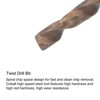 Unique Bargains High Speed Steel Titanium Plated Metric Spiral Point Thread Tap and Drill Bit Set - 4 of 4