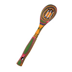 Island Bamboo Pakkawood 12-Inch Slotted Spoon - 1 of 1