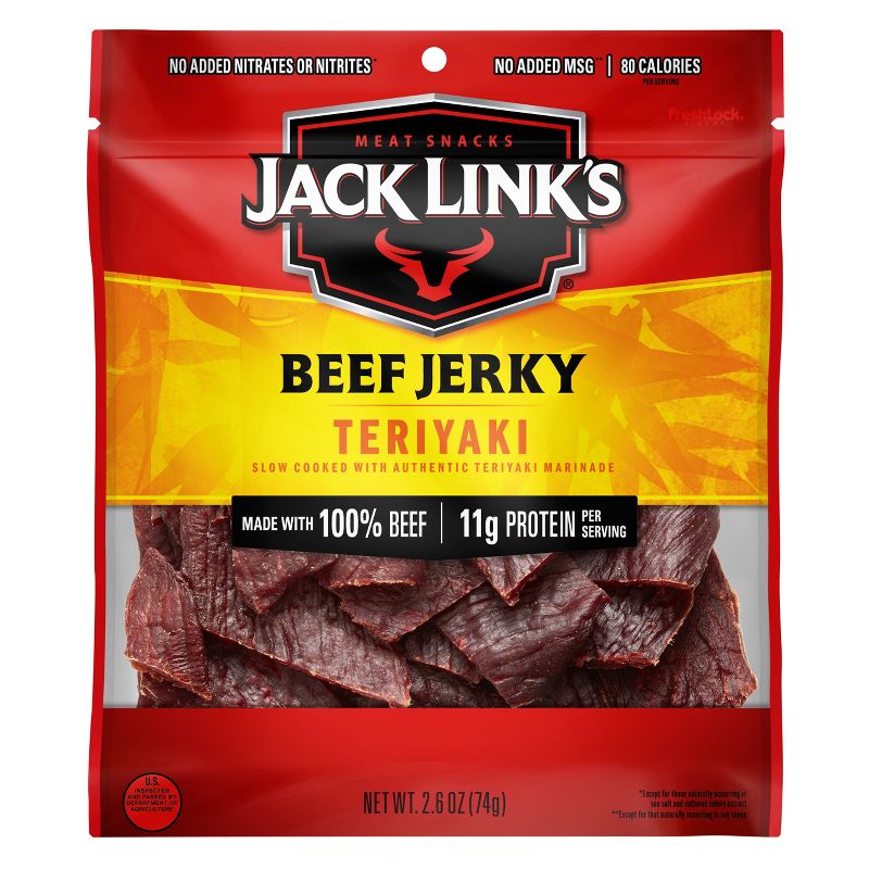 Jack Link&#39;s Teriyaki Beef Jerky - 2.6oz, 1 of 4