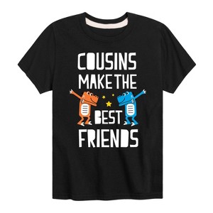 Boys' - Instant Message - Cousins Best Friend Dabbing Short Sleeve Graphic T-Shirt - 1 of 4