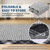 Area Rugs for Living Room, Border Plaid Rug Non Slip Soft Low Pile Farmhouse Solid Modern Neutral Rugs for Bedroom, Large Carpet - 4 of 4