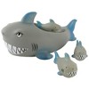 Playmaker Toys Rubber Shark Family Set of 4 Baby Bath Toys - 2 of 3