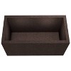 Vioscapes Rectangular Coffee Bean Husk and Recycled Plastic Planter Box - 3 of 4