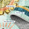 Floral Washable Area Rug, Large Non-Slip Living Room Carpet, Ultra Soft Stain-Resistant Indoor Rug for Bedroom or Dining Room - 4 of 4