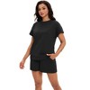 ATHLECHIC Women's Summer Outfits Short Sleeve Tops and Short Pants Sweatsuit Set 2 Pcs - 3 of 4