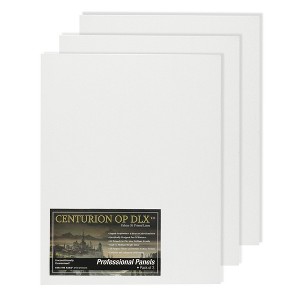 Centurion Deluxe Professional Oil Primed Linen Canvas Panels - MultiPacks of Linen Canvases for Painting, Artwork and More - 1 of 4