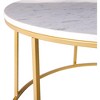 Mark & Day Geta 18"H x 36"W x 36"D Modern White Coffee Table - 2 of 4