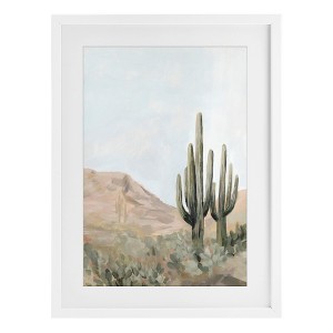 Stupell Industries Desert Tranquility Cacti Framed Print Under Glass - 1 of 4