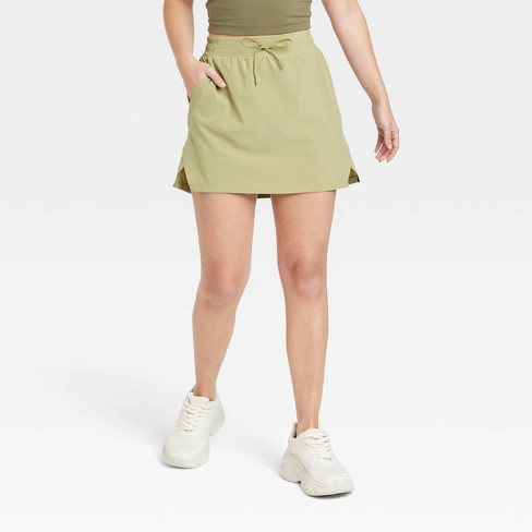 Women's Stretch Skort - All In Motion™ Olive Green Xl : Target