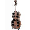 Vintiquewise Wooden Violin Shaped Wine Rack, 10 Bottle Decorative Wine Holder - 2 of 4