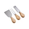Slickblue 3-Piece Cheese Board Set with Slate Tray & Rubberwood Base, 13"x7.5", Perfect for Entertaining - 2 of 3