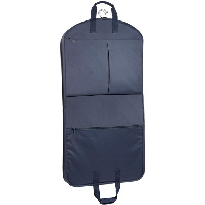 WallyBags 45" Deluxe Extra Capacity Travel Garment Bag with two accessory