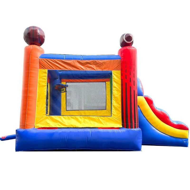 Pogo Bounce House Crossover Bounce House with Slide, No Blower, 4 of 7