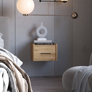 APRILSOUL13.80" Wall-Mounted Floating Nightstand - 1 of 4