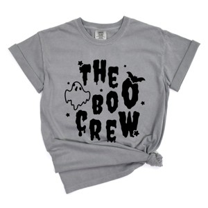 Simply Sage Market The Boo Crew Bat and Ghost Garment Dyed Tee - 1 of 4