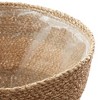 Casafield Set of 3 Seagrass Planter Baskets, Hand Woven Indoor Flower Pot Covers with Liners for Plants, Succulents, Home Decor - image 4 of 4