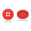 Unique Bargains Resin Craft Snap Round Flat 4-Hole Sewing Buttons 50 Pcs - 2 of 4