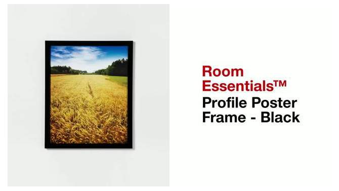 1" Profile Poster Frame Black - Room Essentials™, 2 of 13, play video