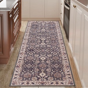 Maxax Machine Printed Vintage Area Rug For Living Room, Hallway Runner, Entryway Rug - 1 of 3