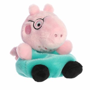 Aurora Mini Daddy Pig Palm Pals Peppa Pig Playful Stuffed Animal Pink 4" - 1 of 4