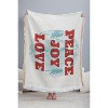 Heather Dutton Peace Joy Love Woodcut 56"x46" Woven Throw Blanket - Deny Designs - 3 of 4