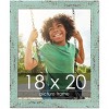 PosterPalooza | Shabby Chic Green Picture Frame - UV Acrylic, Foam Board Backing, Hanging Hardware - 2 of 4