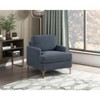 NicBex 1pc Accent Chair Chenille Upholstery Metal Legs Lounge Chair Reading Chair Comfy Chair Arm Chair Furniture for Living Room - 4 of 4
