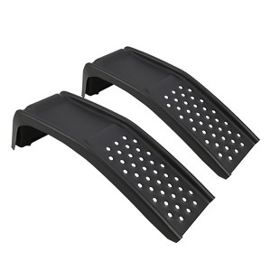 8" Lift Steel Car Ramp 8000 Lbs Capacity, 4000 Lbs Per Ramps, Heavy Duty Truck Ramps for Car Repair or Vehicle Maintenance, 2 Pack Car Ramps, Black - 1 of 4