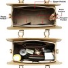 Women's Fashion Handbags Tote Bags Shoulder Bag Top Handle Satchel Purse Set 4pcs - 4 of 4