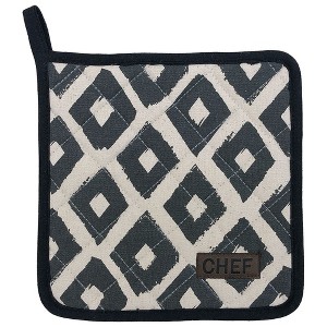 Evideco French Home Goods Chef's 100% Cotton Pot Holder - Heat Resistant Quilted Design, Ideal for Cooking & Baking Protection - 1 of 4