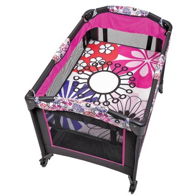 Floral Garden Portable Nursery Center with Bassinet and Changing Station