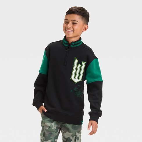 Boys Wicked Pullover Sweatshirt Black green M Target