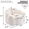 Kumasinova Lotus Shaped Bean Bag Chairs for Adults,Comfy Lounge Chair Indoor with Carry Handle,No Assembly Bean Bag Chair for Living Room,bedroom - 2 of 4