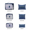 REGALWOVEN Lightweight Vacation Travel Essentials Travel Storage Bag Sets 6 Set - 2 of 4