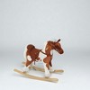 Mshliw Wooden Toddler Rocking Horse with Plush Saddle, Nursery Rhyme Music & Stable Base for Kids Ages 3+, Halloween gift - 2 of 4