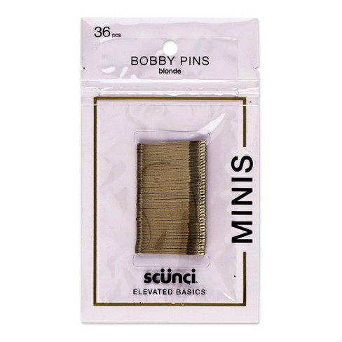 Scunci Mini Blond Bobby Pins Elevated Basic 36pk Target